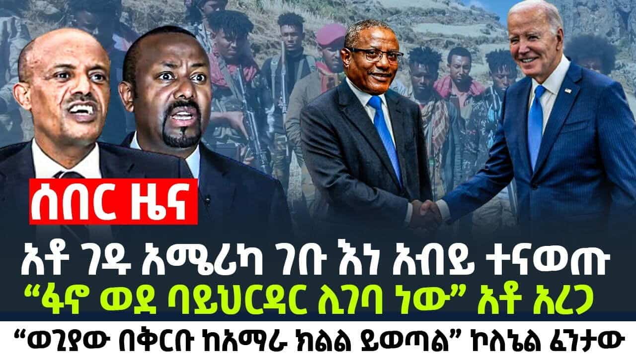 አቶ ገዱ አሜሪካ ገቡ እነ አብይ ተናወጡ | “ፋኖ ወደ ባይህርዳር ሊገባ ነው” አቶ አረጋ | “እኛ ከፈልግን የሶማሊያን መንግስት እናፈርሰዋለን” ብርሃኑ |